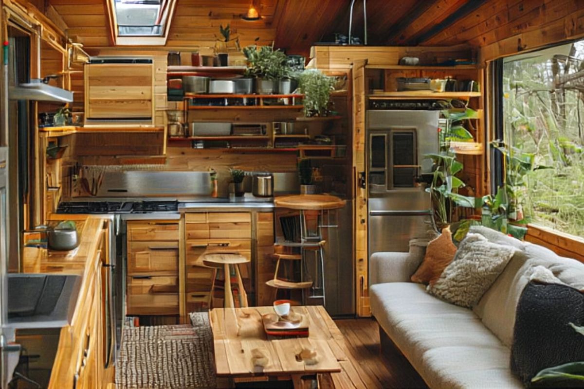Rustic Tiny House Interior Rustic Tiny House Interior